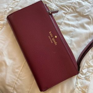 Kate Spade red wristlet